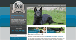 Desktop Screenshot of k9protector.co.uk