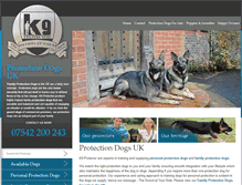 Tablet Screenshot of k9protector.co.uk